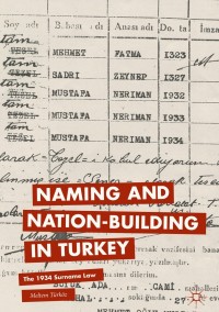 Cover image: Naming and Nation-building in Turkey 9781137576330