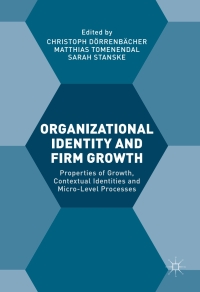 Cover image: Organizational Identity and Firm Growth 9781137577238