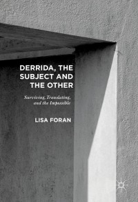 Cover image: Derrida, the Subject and the Other 9781137577573