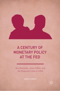 Cover image: A Century of Monetary Policy at the Fed 9781137578587