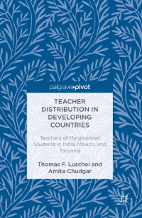 Imagen de portada: Teacher Distribution in Developing Countries 9781137579256