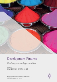 Cover image: Development Finance 9781137580313