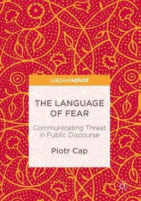 Cover image: The Language of Fear 9781137597298