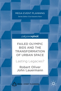 Immagine di copertina: Failed Olympic Bids and the Transformation of Urban Space 9781137598226