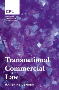 Imagen de portada: Transnational Commercial Law 1st edition 9781137605184