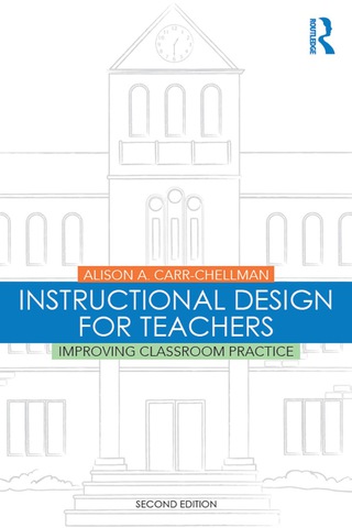 Cover image: Instructional Design for Teachers 2nd edition 9781138776807