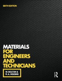 Cover image: Materials for Engineers and Technicians 6th edition 9781138778757