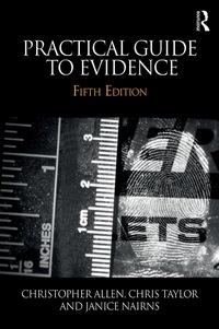 Cover image: Practical Guide to Evidence 5th edition 9781138781726