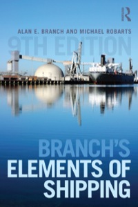 Cover image: Branch's Elements of Shipping 9th edition 9781138786677