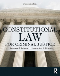 Cover image: Constitutional Law for Criminal Justice 14th edition 9781138843615