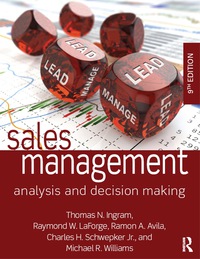 Cover image: Sales Management 9th edition 9781138858022