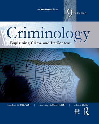 Cover image: Criminology 9th edition 9780323356480