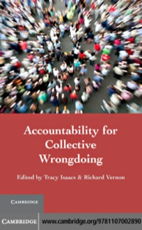 Imagen de portada: Accountability for Collective Wrongdoing 9781107002890