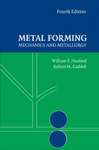 Cover image: Metal Forming 4th edition 9781107004528