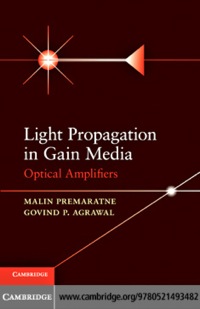 Cover image: Light Propagation in Gain Media 1st edition 9780521493482