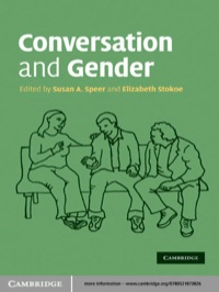 Cover image: Conversation and Gender 1st edition 9780521873826