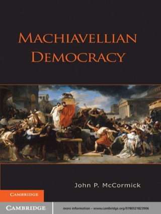 Cover image: Machiavellian Democracy 1st edition 9780521823906