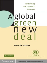 Imagen de portada: A Global Green New Deal 1st edition 9780521763097