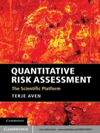 Imagen de portada: Quantitative Risk Assessment 1st edition 9780521760577