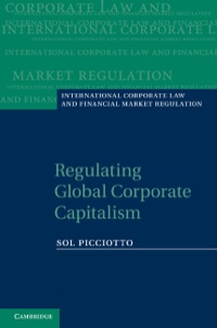 Cover image: Regulating Global Corporate Capitalism 9781107005013
