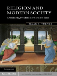Imagen de portada: Religion and Modern Society 1st edition 9780521858649