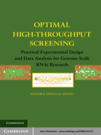 表紙画像: Optimal High-Throughput Screening 1st edition 9780521517713