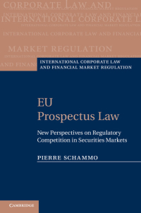 Omslagafbeelding: EU Prospectus Law 1st edition 9780521517652