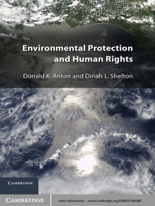 Imagen de portada: Environmental Protection and Human Rights 1st edition 9780521766388
