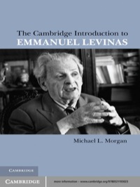表紙画像: The Cambridge Introduction to Emmanuel Levinas 1st edition 9780521193023