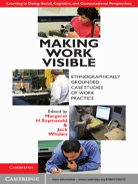 صورة الغلاف: Making Work Visible 1st edition 9780521190725