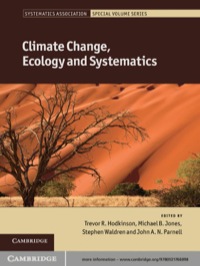 Cover image: Climate Change, Ecology and Systematics 1st edition 9780521766098