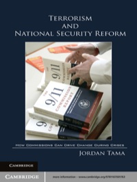صورة الغلاف: Terrorism and National Security Reform 1st edition 9781107001763