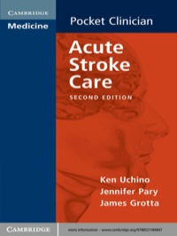 Imagen de portada: Acute Stroke Care 2nd edition 9780521184847