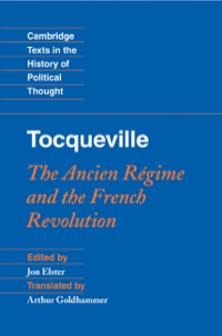 Imagen de portada: Tocqueville: The Ancien Régime and the French Revolution 9780521889803