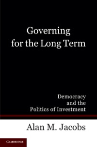 Cover image: Governing for the Long Term 9780521195850