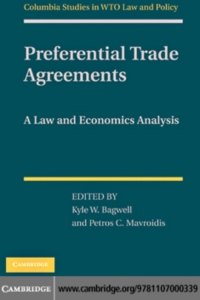 Cover image: Preferential Trade Agreements 9781107000339