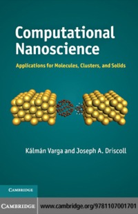 Cover image: Computational Nanoscience 1st edition 9781107001701