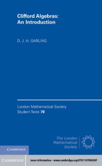 صورة الغلاف: Clifford Algebras: An Introduction 1st edition 9781107096387