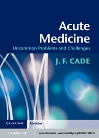 Imagen de portada: Acute Medicine 1st edition 9780521189415