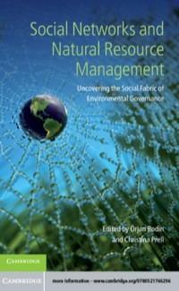 Cover image: Social Networks and Natural Resource Management 9780521766296