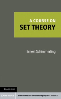 表紙画像: A Course on Set Theory 1st edition 9781107008175