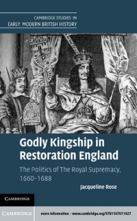 صورة الغلاف: Godly Kingship in Restoration England 9781107011427