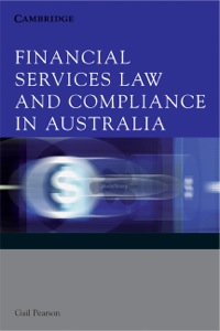 Imagen de portada: Financial Services Law and Compliance in Australia 9780521617840