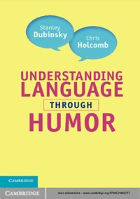 Cover image: Understanding Language through Humor 9780521886277