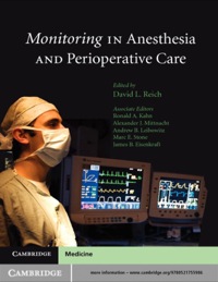 Omslagafbeelding: Monitoring in Anesthesia and Perioperative Care 1st edition 9780521755986