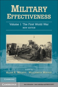 Cover image: Military Effectiveness: Volume 1, The First World War 2nd edition 9780521519977