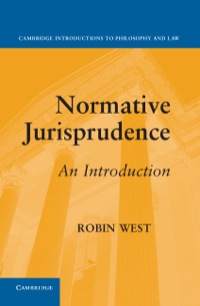 Cover image: Normative Jurisprudence 9780521460002