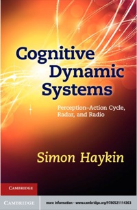 表紙画像: Cognitive Dynamic Systems 1st edition 9780521114363