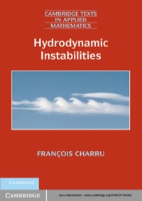 Imagen de portada: Hydrodynamic Instabilities 1st edition 9780521769266