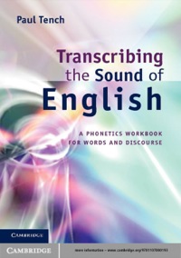 Imagen de portada: Transcribing the Sound of English 9781107000193
